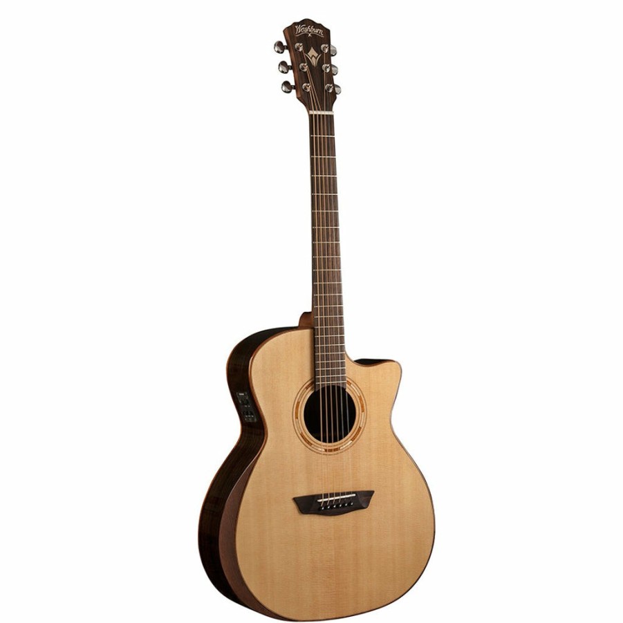 Instruments Washburn Acoustic Guitars | Washburn Comfort G20Sce Acoustic-Electric Guitar