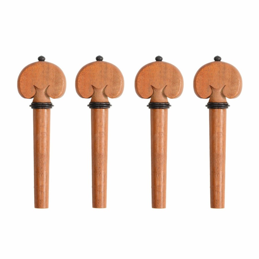 Accessories Supreme Chinrests & Fittings | Heart Shaped Pernambuco Violin Peg Set