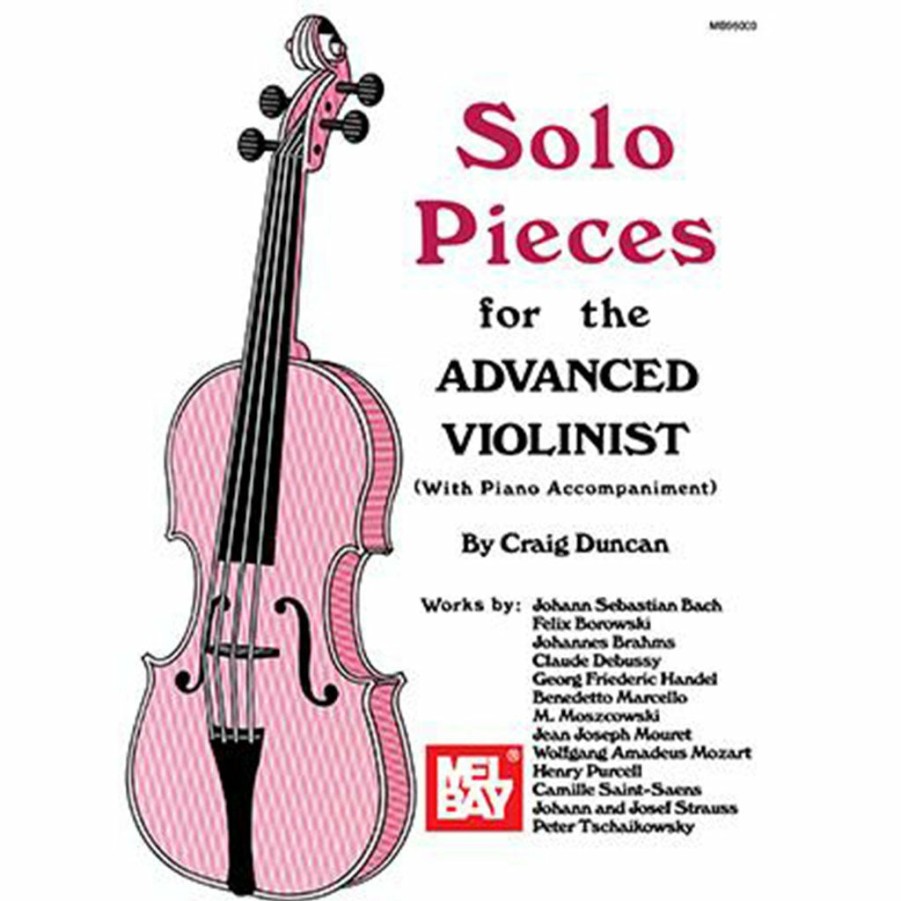 Accessories Mel Bay Violin Music | Solo Pieces For The Advanced Violinist