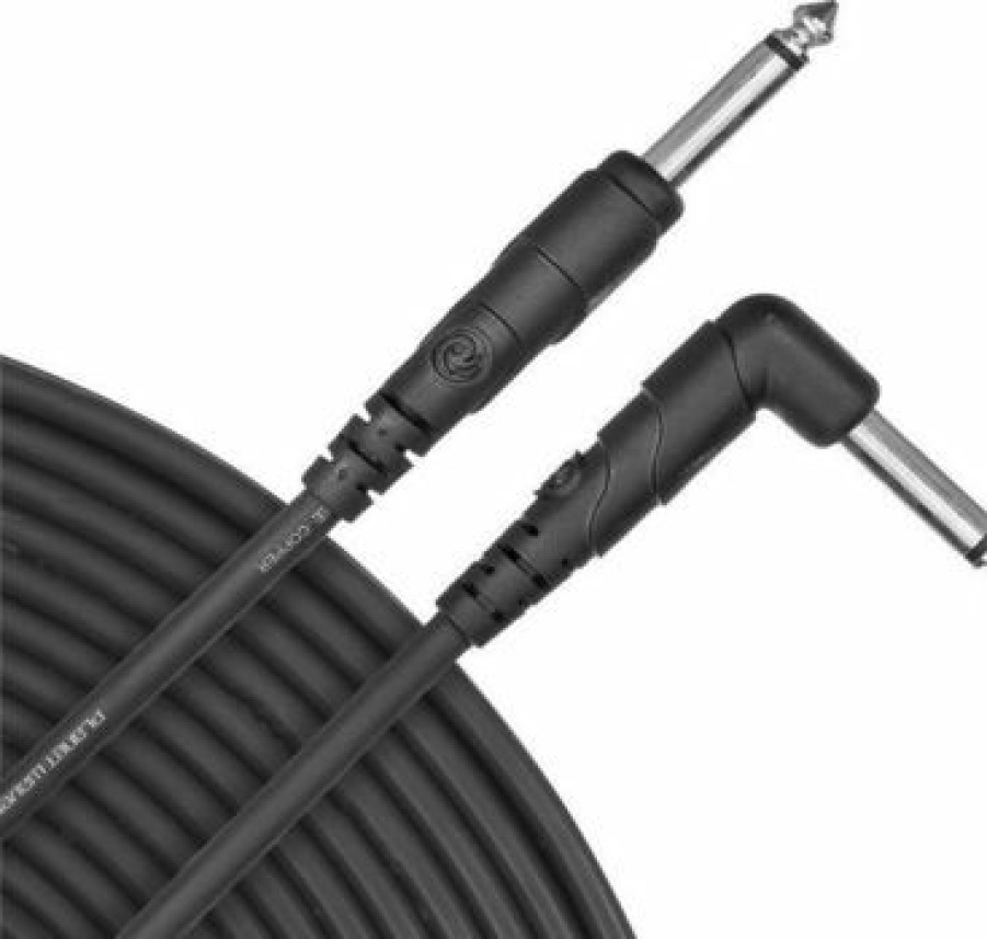 Accessories D'Addario Cables | D'Addario Classic Series 1/4" Right Angle Instrument Cable 10'