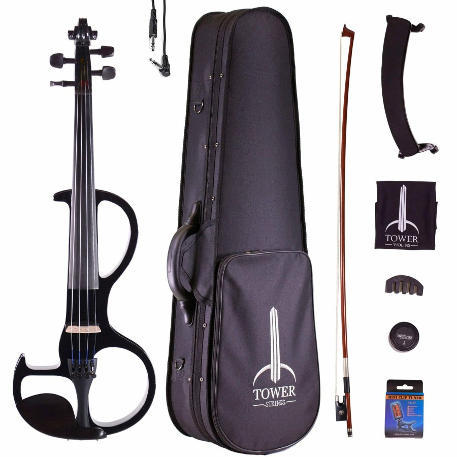 Instruments Tower Strings Electric Instruments | Tower Strings Electric Violin Outfit