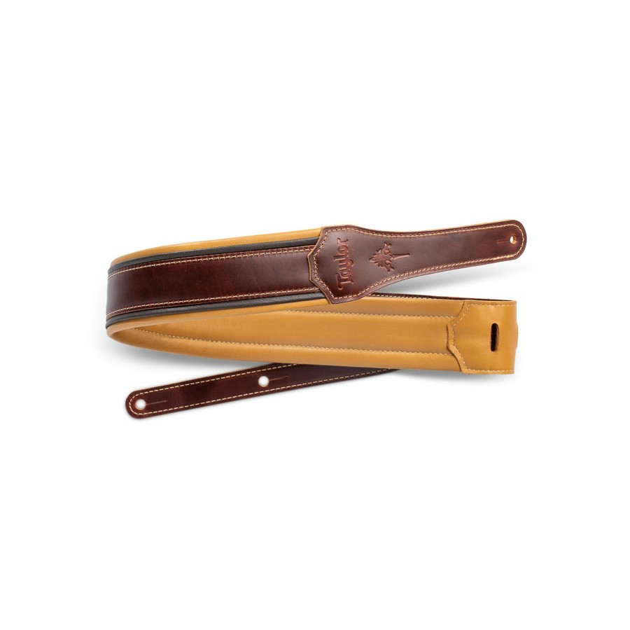 Accessories Taylor Guitars Instrument Straps | Taylor Ascension 2.5" Leather Guitar Strap