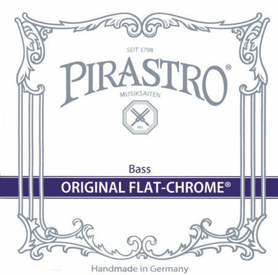 Strings Pirastro String Sets | Pirastro Original Flat Chrome Bass String Set Orch