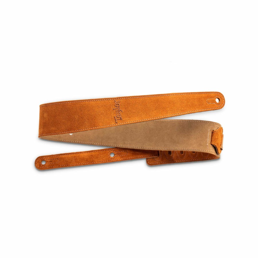 Accessories Taylor Guitars Instrument Straps | Taylor 2.5" Embroidered Suede Guitar Strap