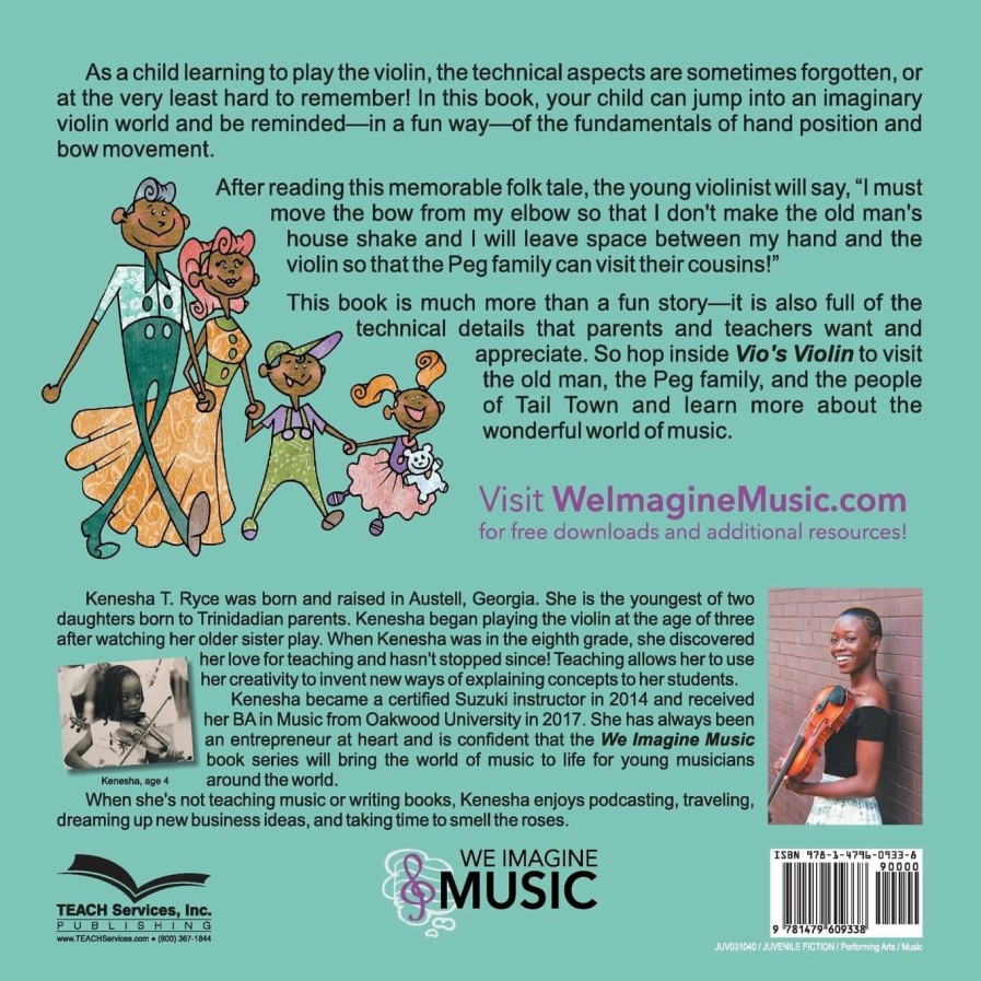 Accessories Kenesha T. Ryce Violin Music | Vio'S Violin: We Imagine Music Series