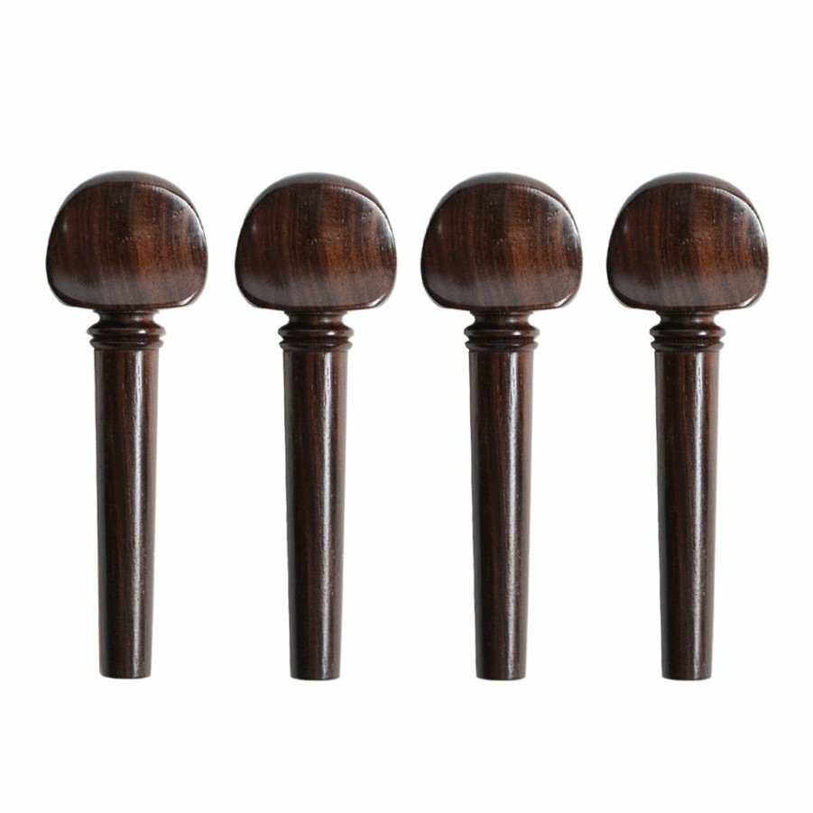 Accessories Supreme Chinrests & Fittings | French Model Rosewood Viola Peg Set