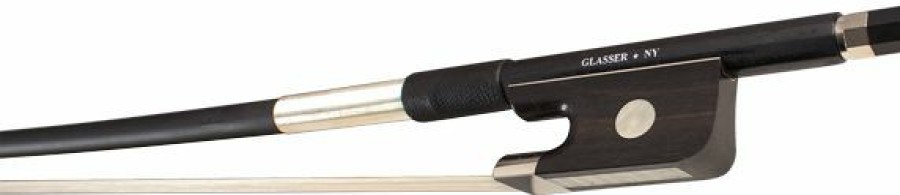 Bows Glasser Carbon Fiber Double Bass Bows | Glasser X Series Carbon Fiber French Style Bass Bow