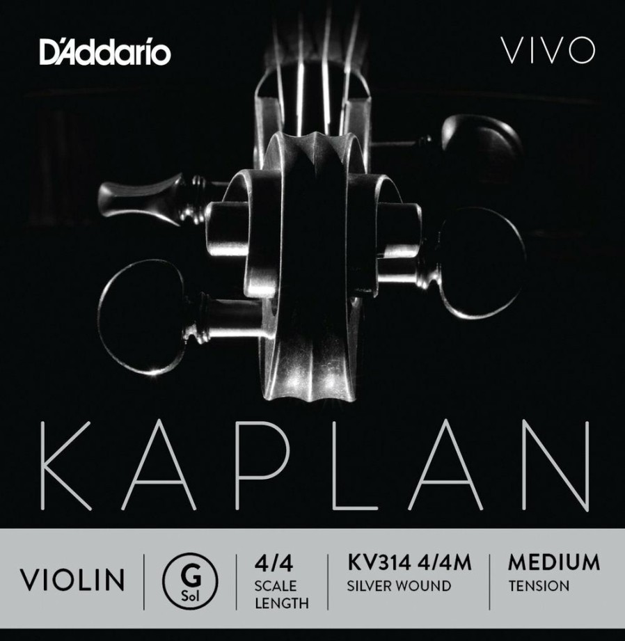 Strings D'Addario D Strings | D'Addario Kaplan Vivo Violin G String