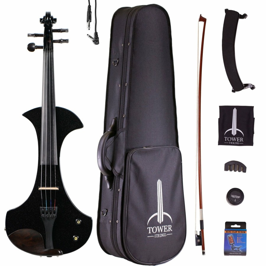 Instruments Tower Strings Electric Instruments | B-Stock Tower Strings Electric Pro Violin Outfit