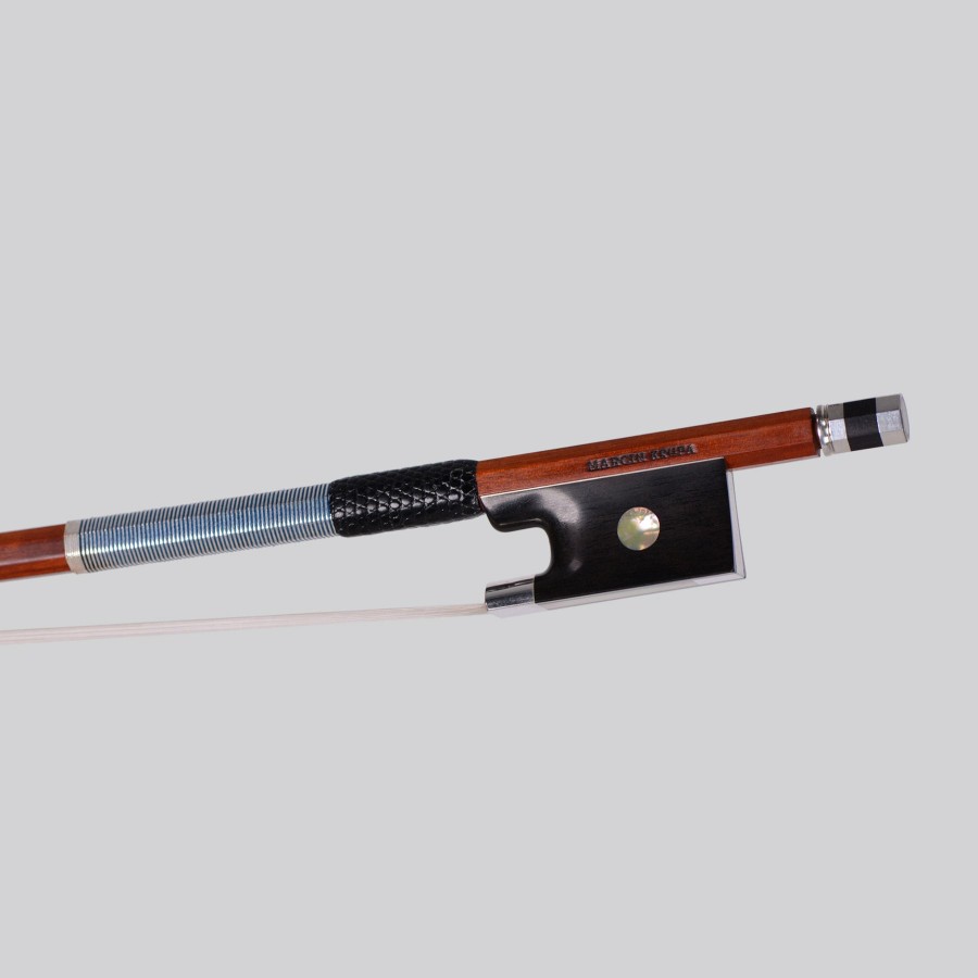 Bows Marcin Krupa Wood Violin Bows | Marcin Krupa Fine Silver Mounted Pernambuco Violin Bow