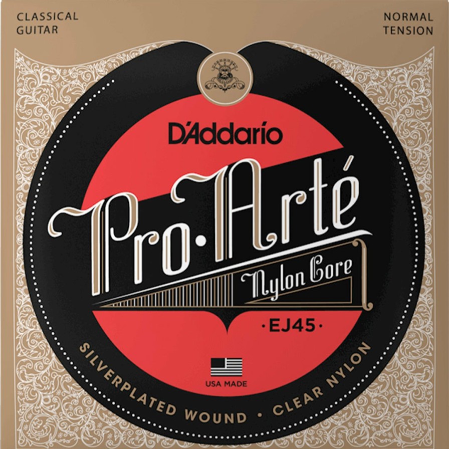 Strings D'Addario Guitar Strings | D'Addario Ej45 Pro-Arte Nylon Classical Guitar String Set, Normal