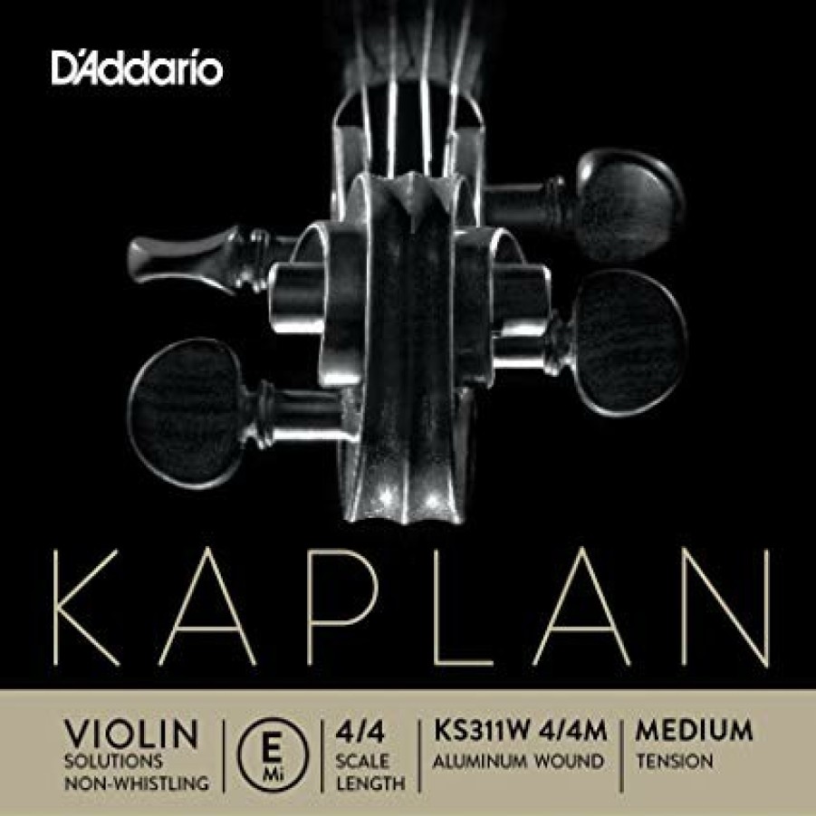 Strings D'Addario E Strings | D'Addario Kaplan Non-Whistling Aluminum Wound Violin E String