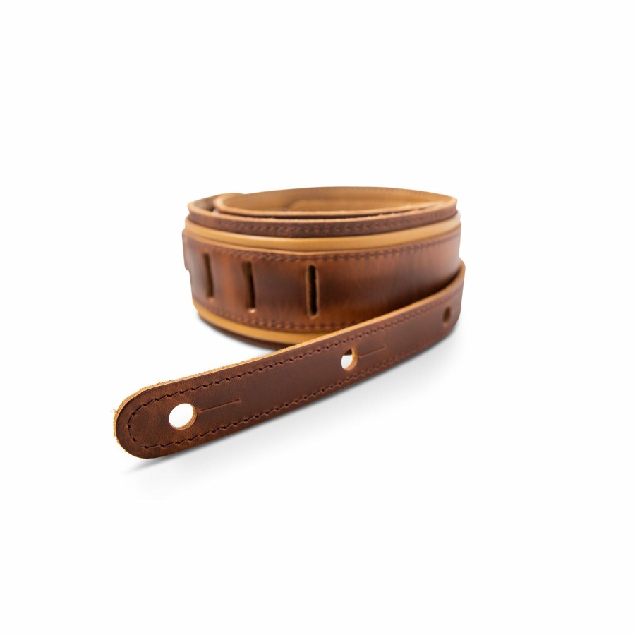 Accessories Taylor Guitars Instrument Straps | Taylor Nouveau 2.5" Leather Guitar Strap