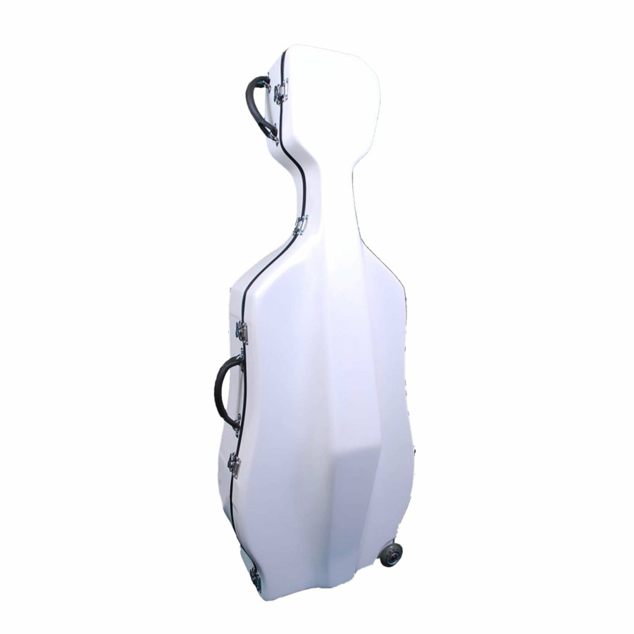 Cases Tonareli Hard Cases | Tonareli Fiberglass Flight Cello Case White