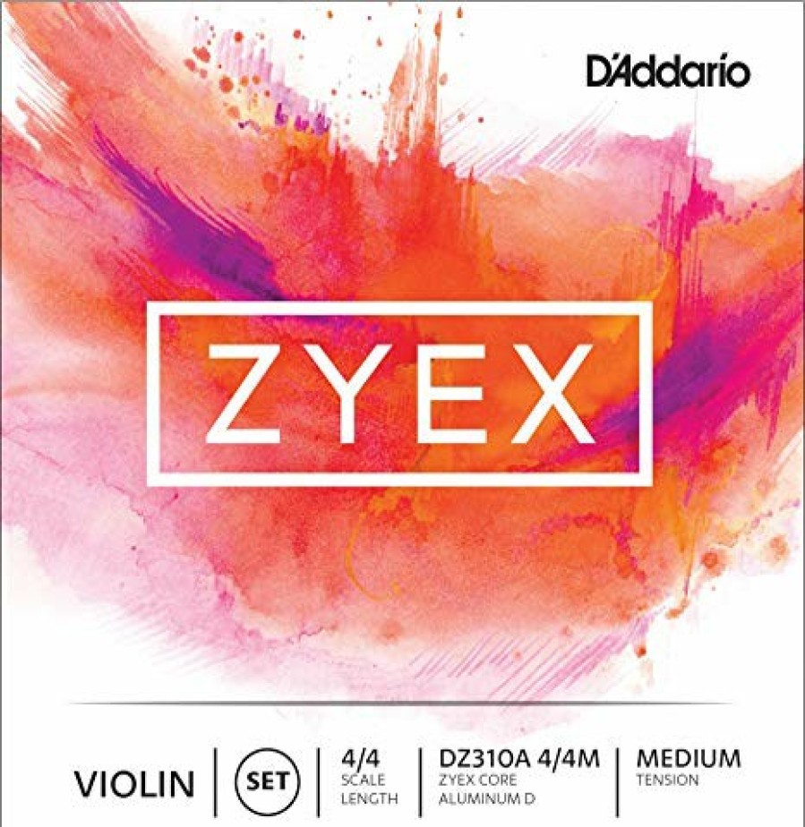 Strings D'Addario D Strings | D'Addario Zyex Violin Aluminum D String