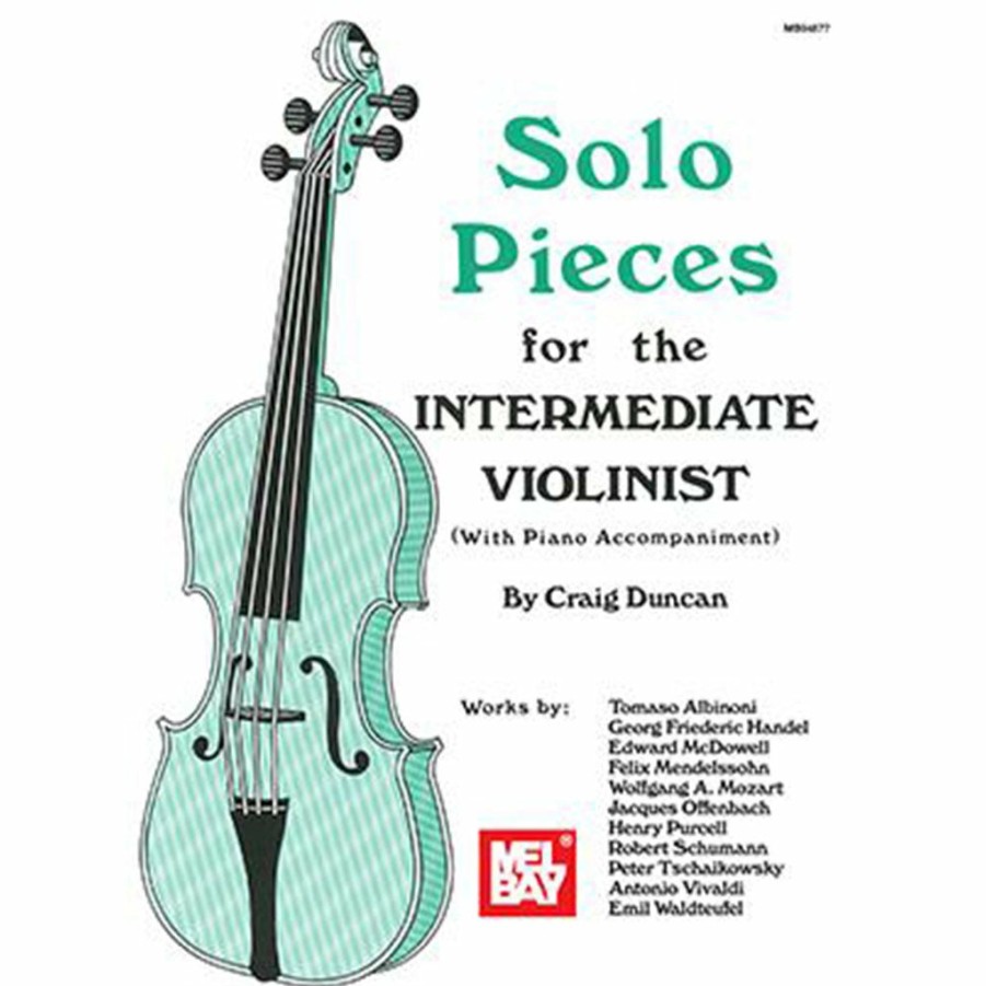 Accessories Mel Bay Violin Music | Solo Pieces For The Intermediate Violinist