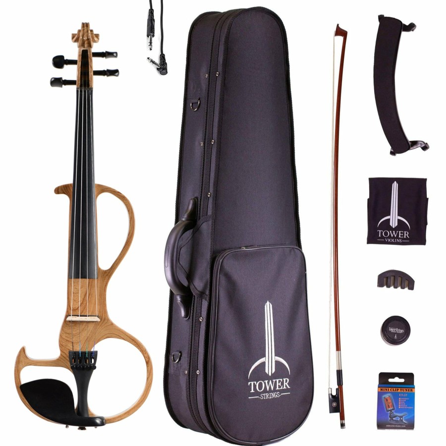 Instruments Tower Strings Clearance Violins | B-Stock Tower Strings Electric Violin Outfit