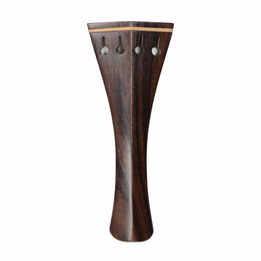 Accessories Supreme Chinrests & Fittings | Hill Model Rosewood Violin Tailpiece With Pearwood Trim