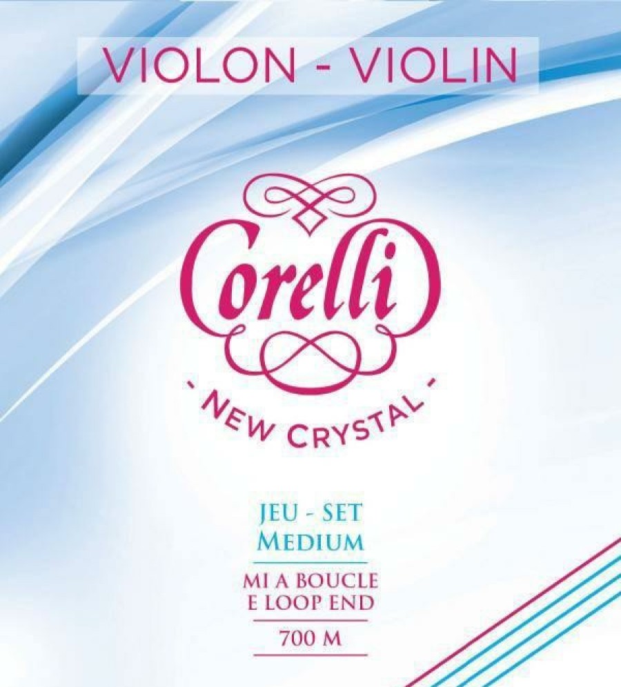 Strings Corelli D Strings | Corelli Crystal Violin D String Wound Alloy On Stabilon