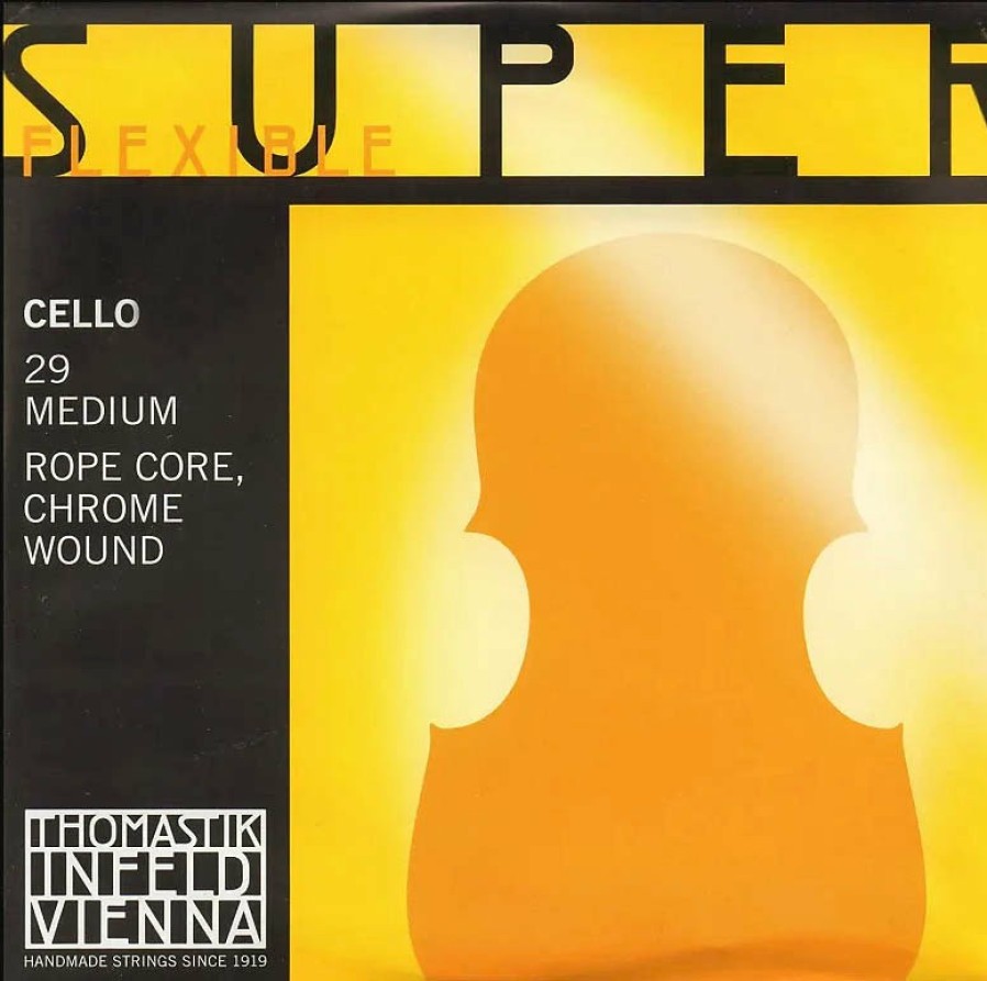 Strings Thomastik String Sets | Thomastik Superflexible Ropecore Cello String Set