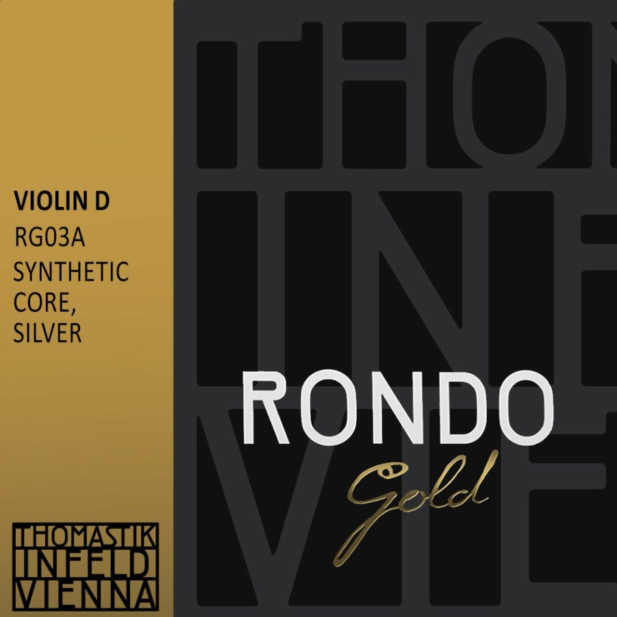 Strings Thomastik D Strings | Thomastik Rondo Gold Violin D String