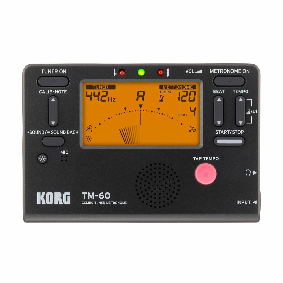 Accessories Korg Tuners & Metronomes | Korg Tm-60 Tuner Metronome