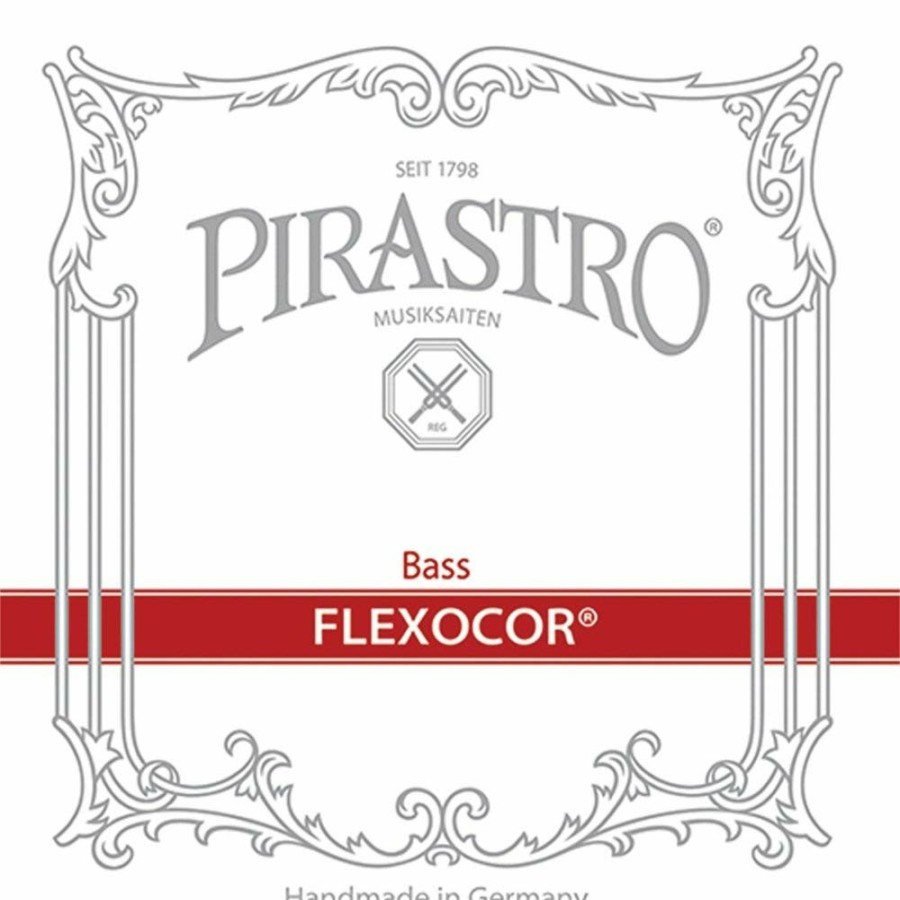 Strings Pirastro String Sets | Pirastro Flexocor Bass String Set Solo Tuning