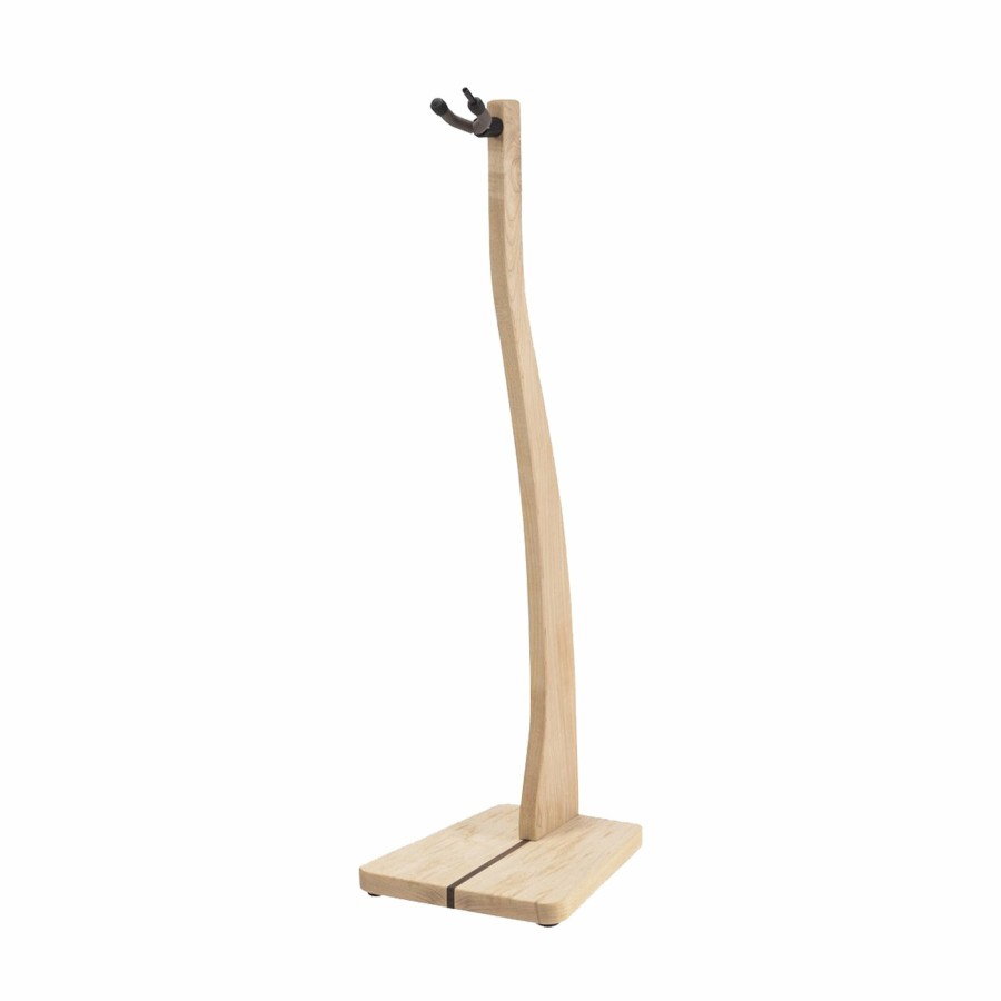 Accessories Zither Instrument Stands & Holders | Zither Handcrafted Solid Wood Violin/Viola Stand With Bow Holder