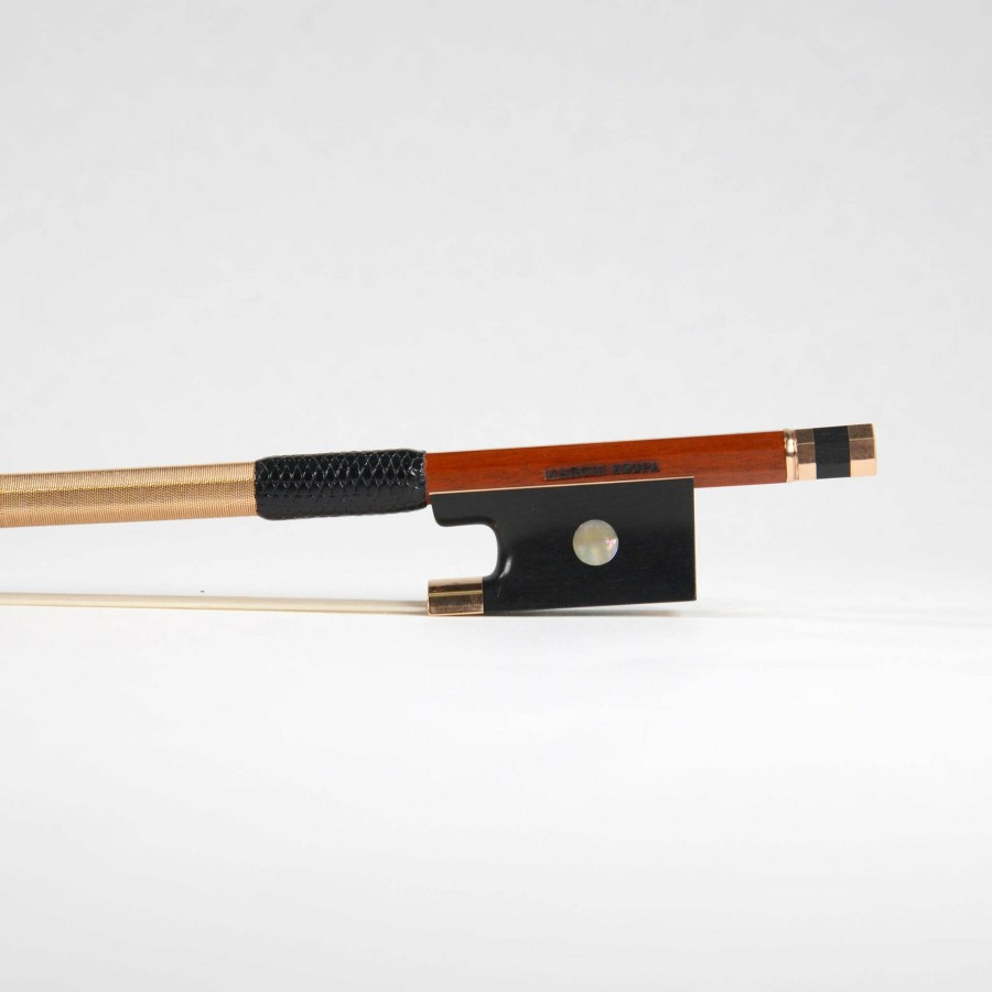 Bows Marcin Krupa Wood Violin Bows | Marcin Krupa Fine Gold Mounted Pernambuco Violin Bow