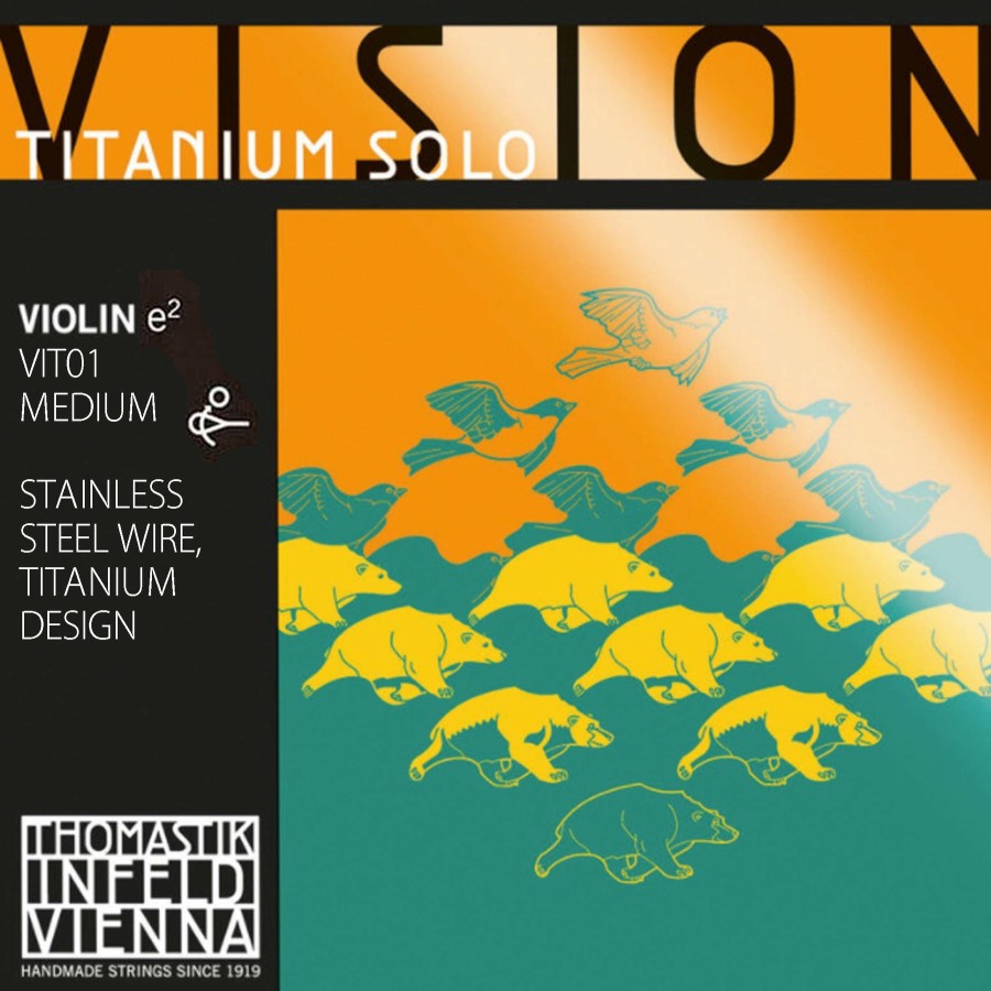 Strings Thomastik E Strings | Thomastik Vision Titanium Solo Violin E String