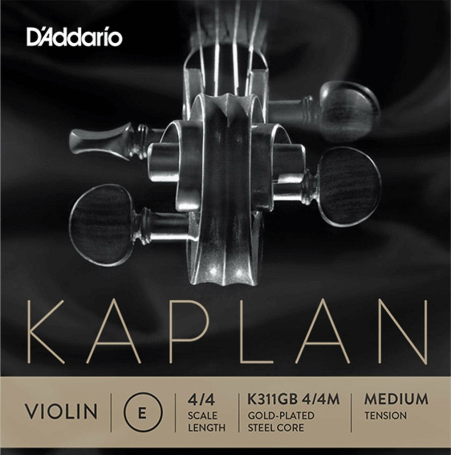 Strings D'Addario E Strings | D'Addario Kaplan Gold Plated Violin E String