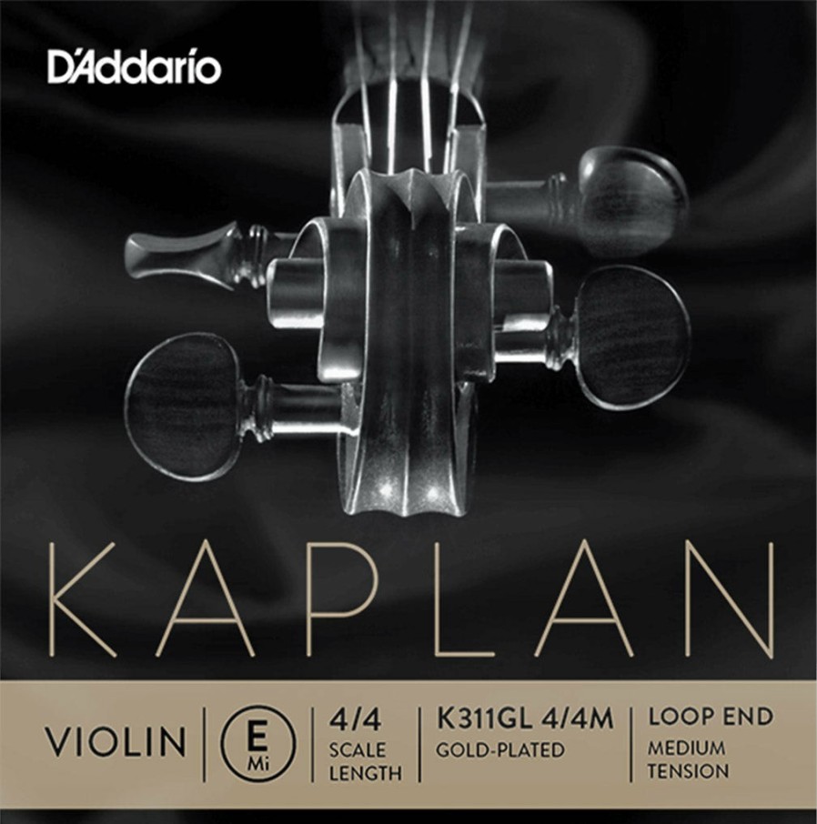 Strings D'Addario E Strings | D'Addario Kaplan Gold Plated Violin E String