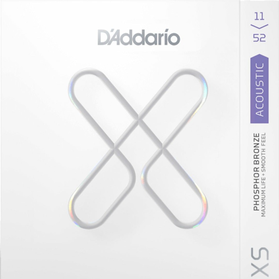 Strings D'Addario Guitar Strings | D'Addario Xs Phosphor Bronze Acoustic Guitar String Set, Custom Light