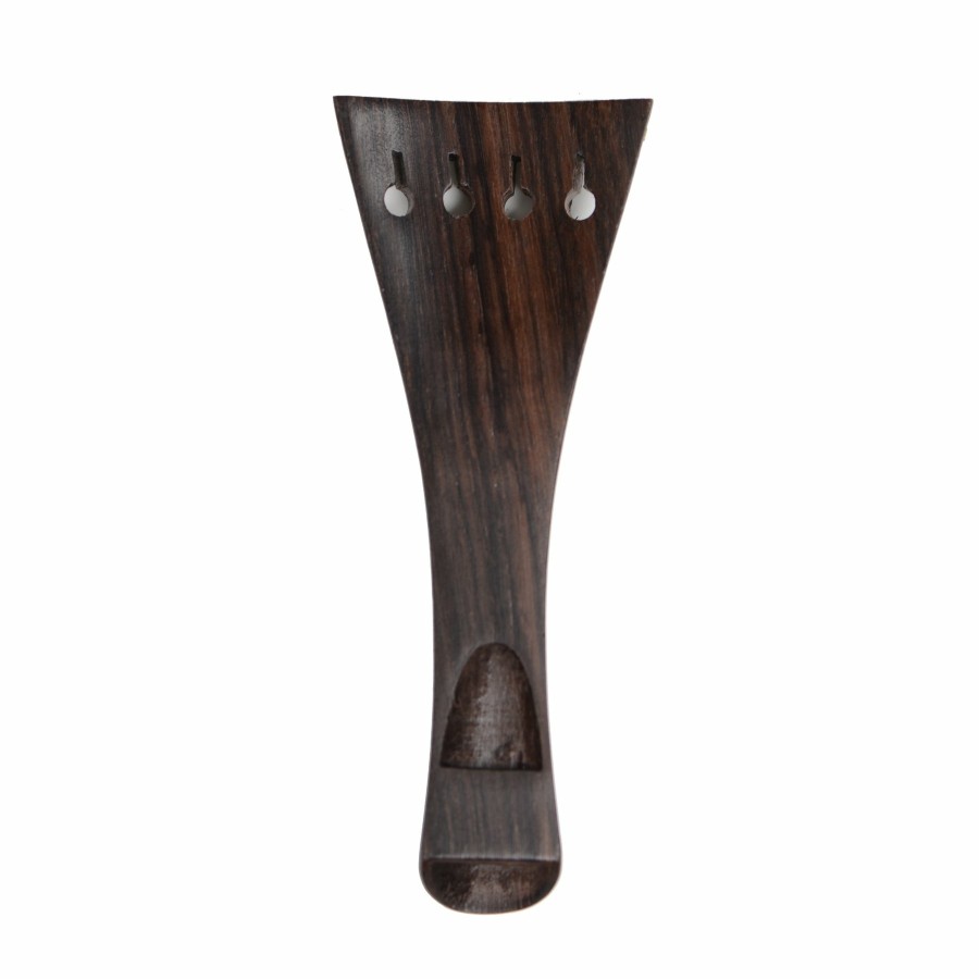 Accessories Supreme Chinrests & Fittings | French Model Rosewood Violin Tailpiece With Pearwood Trim