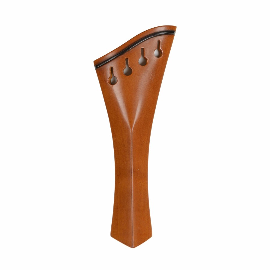 Accessories Supreme Chinrests & Fittings | Harp Model Boxwood Professional Violin Tailpiece