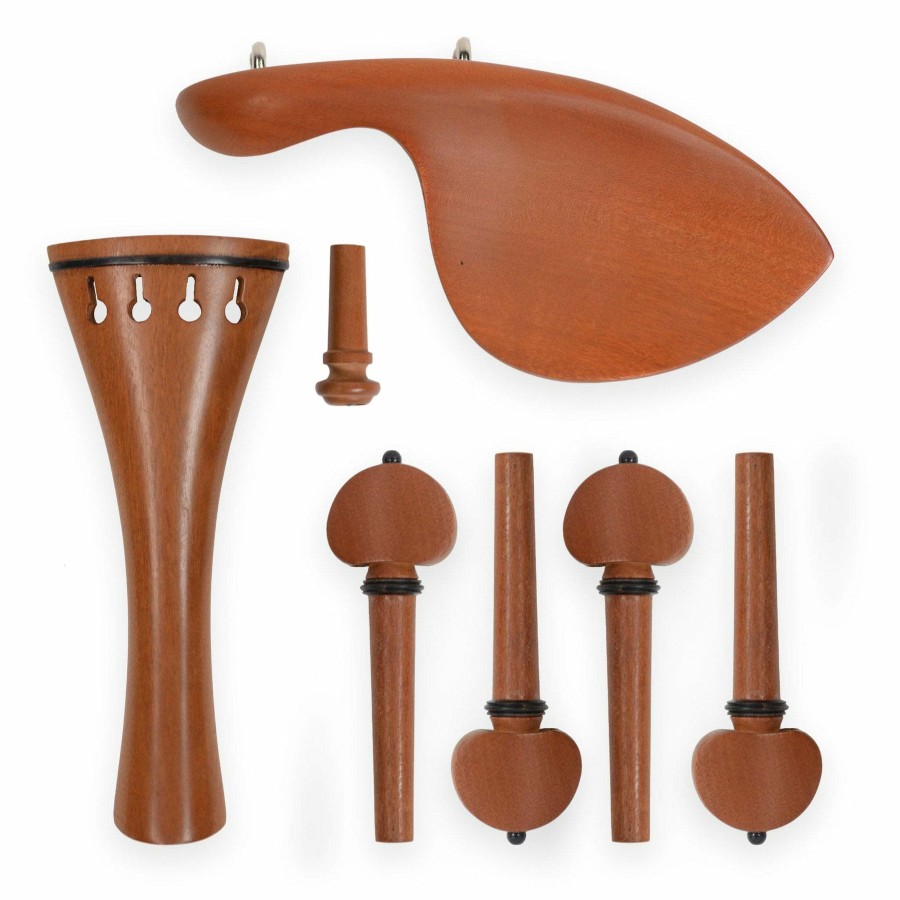 Accessories Supreme Chinrests & Fittings | Supreme Boxwood Violin Fittings Set