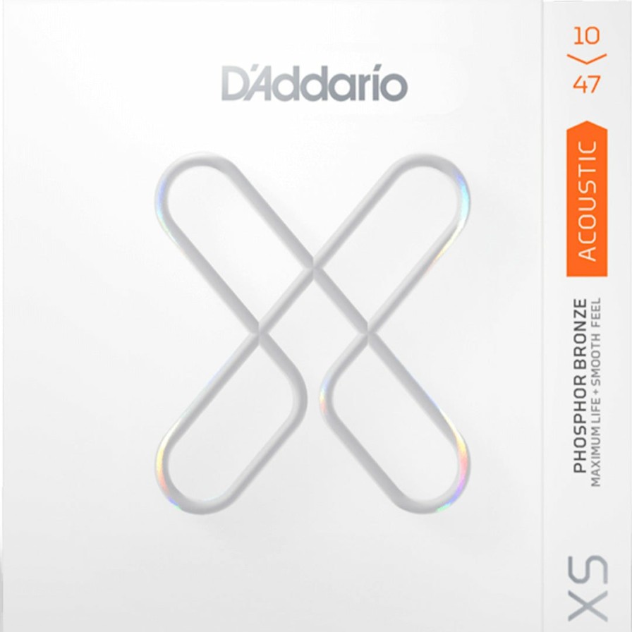 Strings D'Addario Guitar Strings | D'Addario Xs Phosphor Bronze Acoustic Guitar String Set, Extra Light