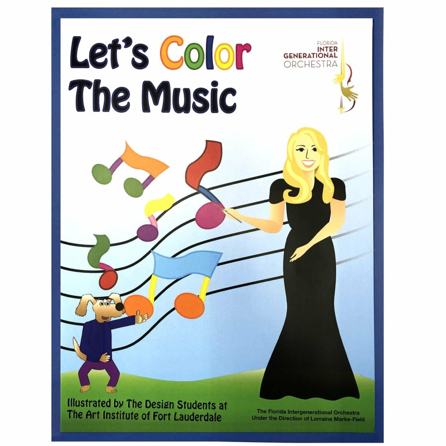 Accessories Florida Intergenerational Orchestra Double Bass Music | Let'S Color The Music