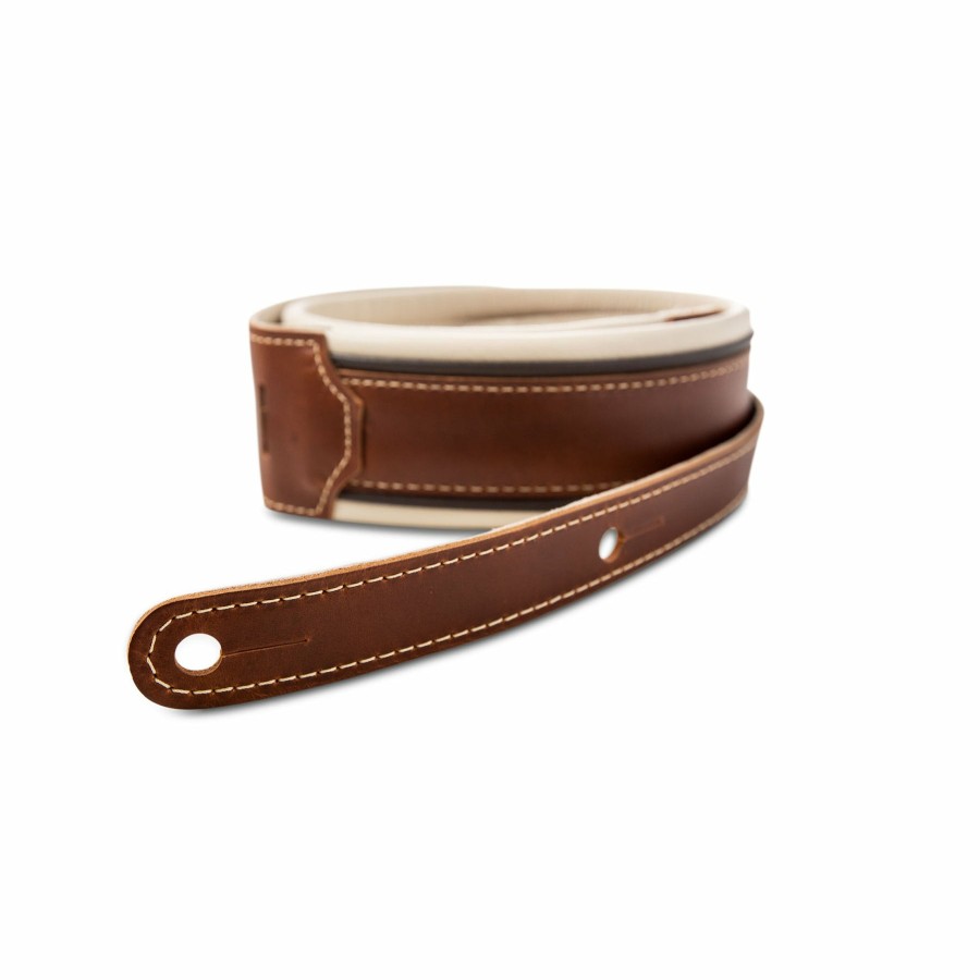 Accessories Taylor Guitars Instrument Straps | Taylor Renaissance 2.5" Leather Guitar Strap