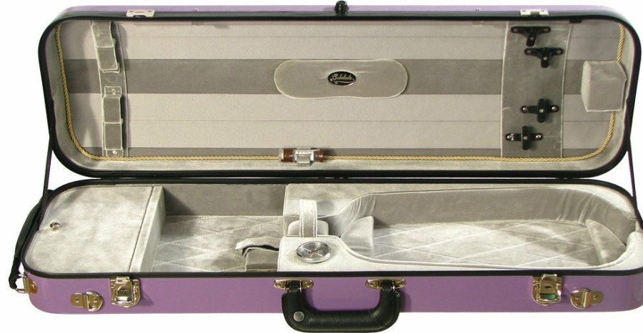 Cases Bobelock Oblong Cases | Bobelock 1060 Fiberglass Oblong Suspension Violin Case