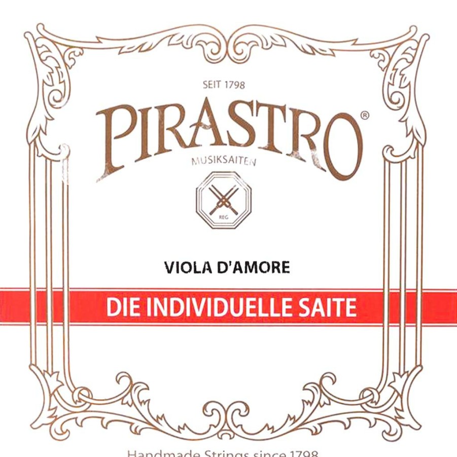 Strings Pirastro Viola D'Amore Strings | Pirastro Viola D'Aamore D6 String Gut/Silver 21.75