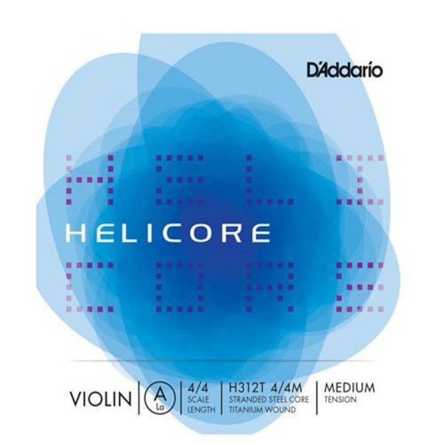 Strings D'Addario A Strings | D'Addario Helicore Violin A String, Titanium Wound