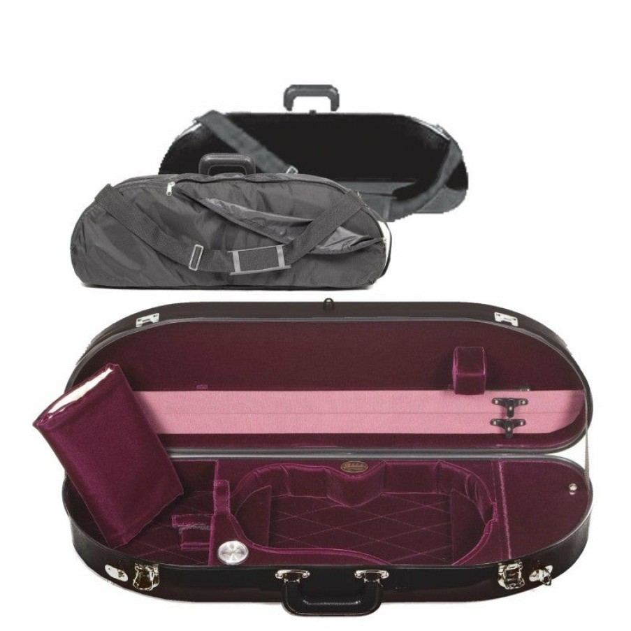 Cases Bobelock Shaped Cases | Bobelock 2048 Fiberglass Half Moon Viola Case