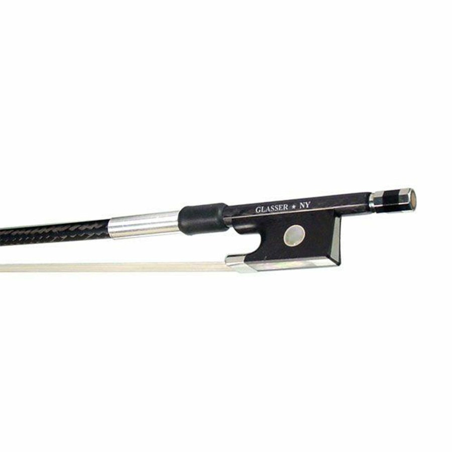 Bows Glasser Carbon Fiber Violin Bows | Glasser Braided Carbon Fiber Sterling Silver Violin Bow