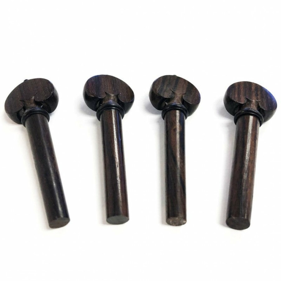 Accessories Supreme Chinrests & Fittings | Heart Shaped Rosewood Violin Peg Set