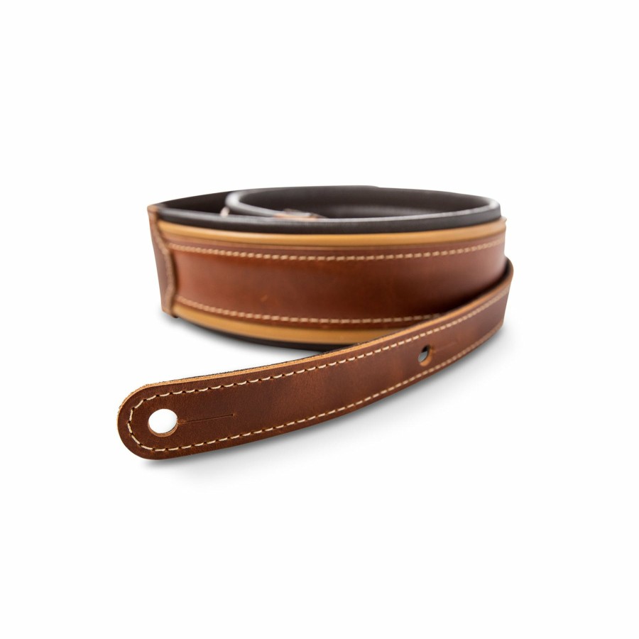 Accessories Taylor Guitars Instrument Straps | Taylor Century 2.5" Leather Guitar Strap