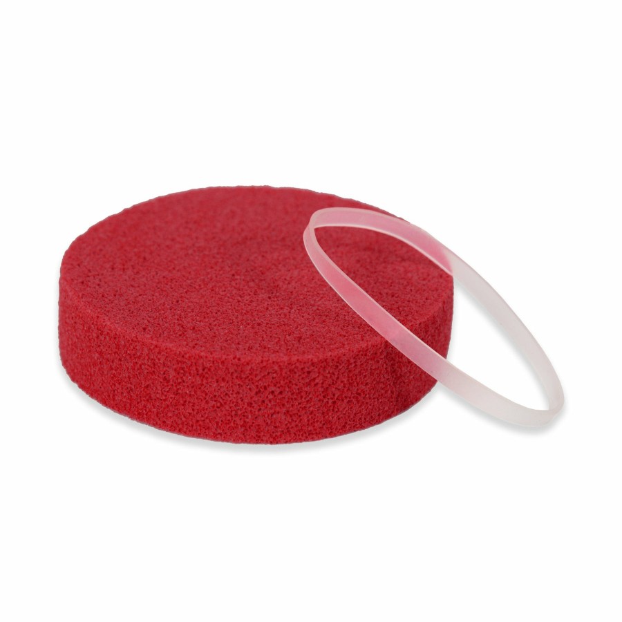 Accessories Fiddlershop Shoulder Rests | Red Round Sponge Shoulder Rest