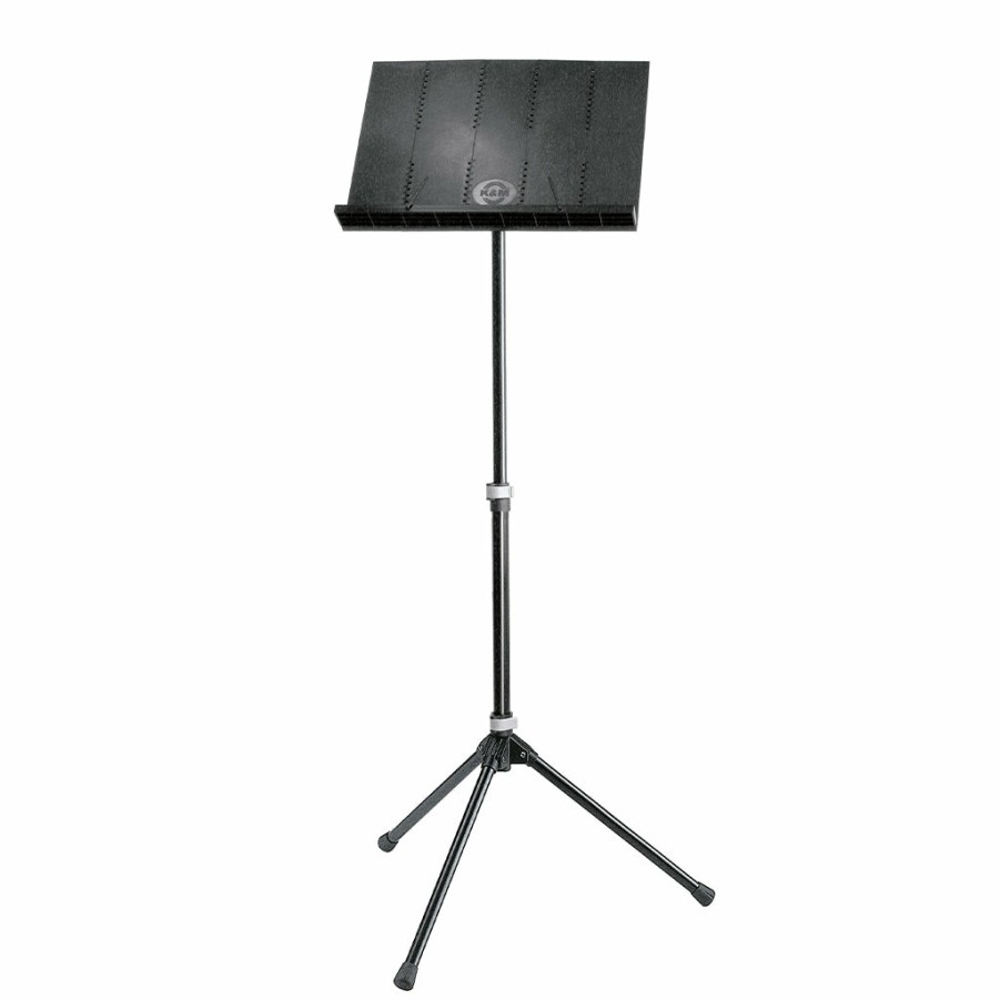 Accessories König u0026 Meyer Music Stands | K&M Orchestra Music Stand With Collapsible Desk