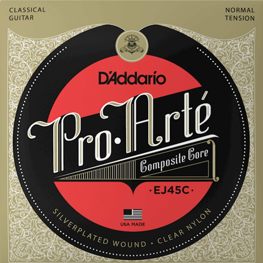 Strings D'Addario Guitar Strings | D'Addario Ej45C Pro-Arte Composite Classical Guitar String Set, Normal