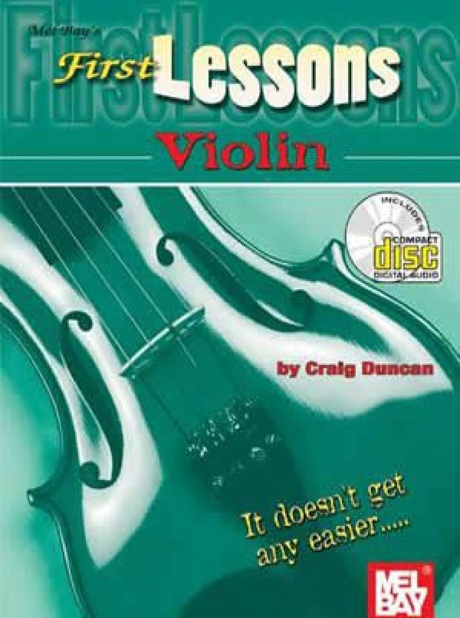 Accessories Mel Bay Violin Music | First Lessons Violin Book With Online Audio / Video